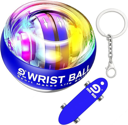 Wrist ball gyroscope forearm trainer, Torque ball, power, automatic start wrist strengthener,