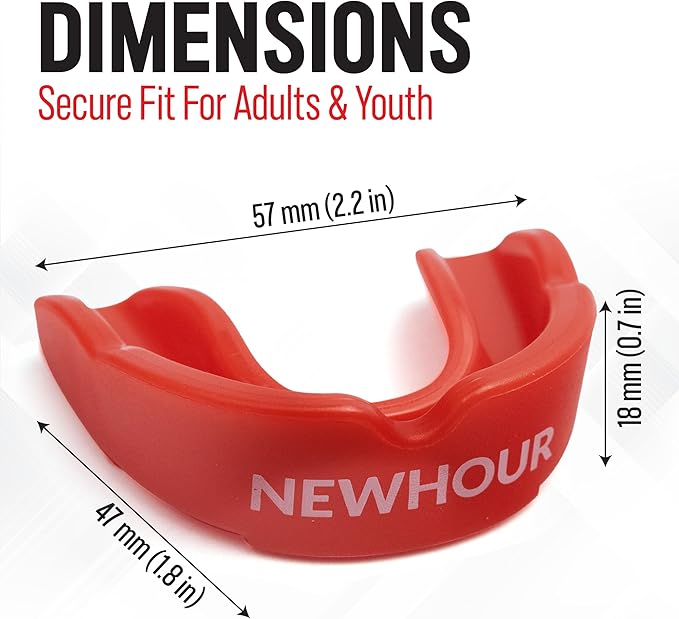 Mouth Guard Boxing, Football, MMA, Muay Thai, Lacrosse and Hockey, Men and Women Mouthguard for Adults and Kids with Protective Breathable Case, Protector Bucal para Boxeo