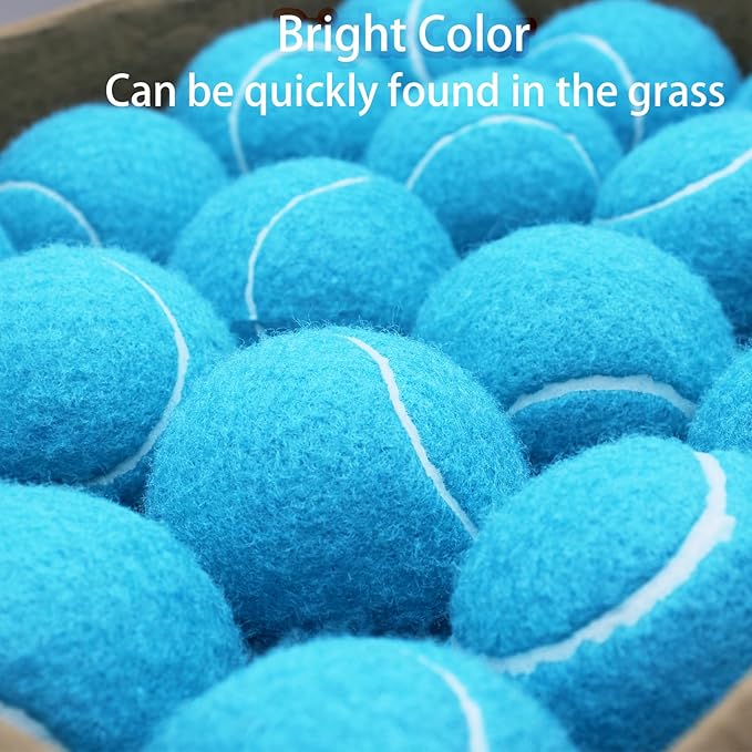 Tennis Balls, 40 Pack Training Tennis Balls,High Elasticity Practice Tennis for Beginner, Exercise Playing Balls for Pet Dog