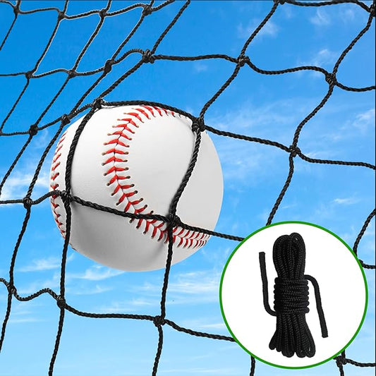 Baseball Softball Backstop Nets, Heavy Duty Sports Netting Barrier #18 Baseball Netting 10'x10'/10'x20'/15'x15'…