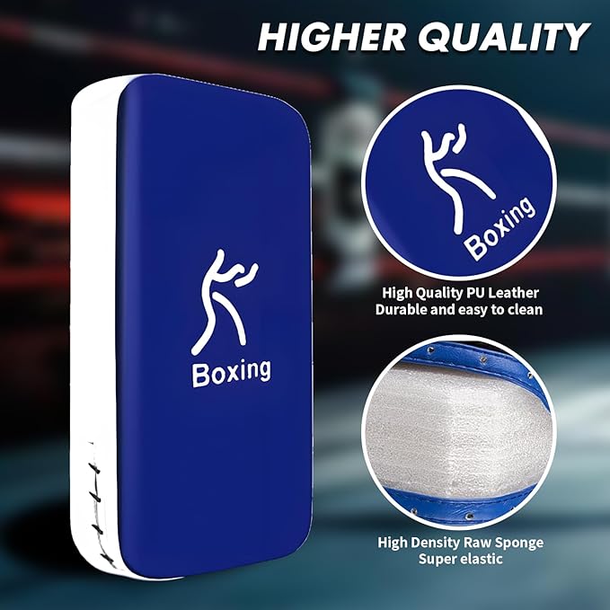 LuiceABC One Karate Taekwondo Boxing Kick Punch Adjustable Soft Shield Durable Training Pad for Boxing, Training and Protecting Your Palm, Wrist and Decreasing The Shock