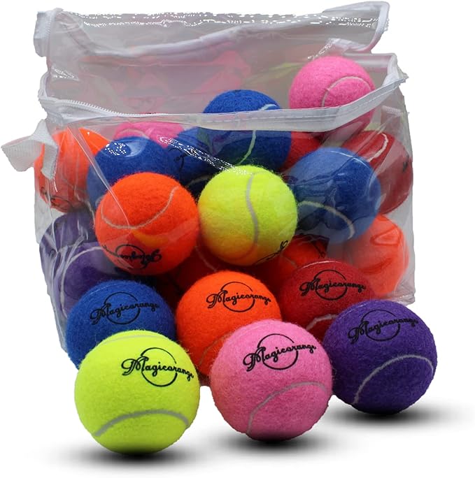 Magicorange Tennis Balls, 30 Pack Advanced Training Tennis Balls Practice Ball, Pet Dog Playing Balls,Good for Beginner Training Ball
