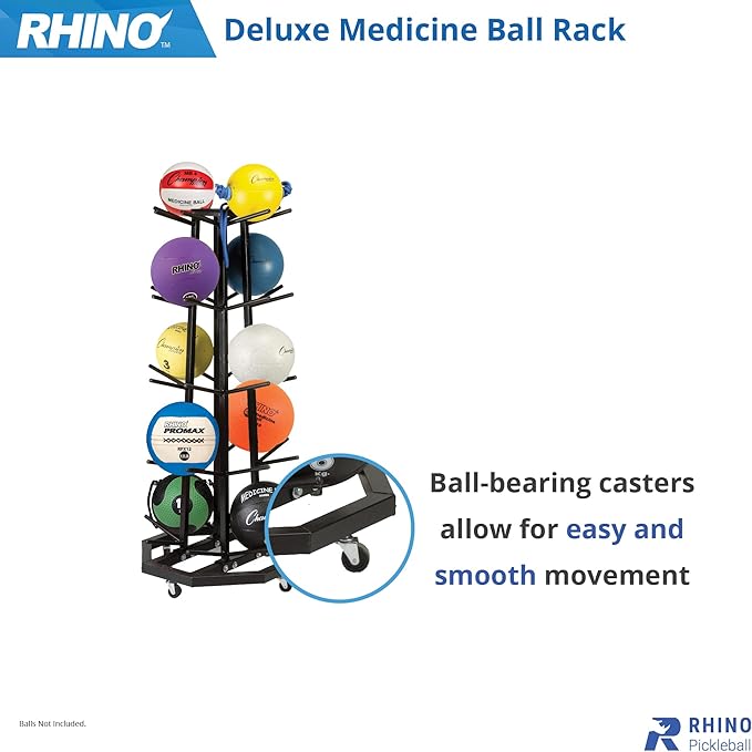 Champion Sports Medicine Ball Storage – Durable Trees & Racks, Multiple Styles, Sizes & Color Options for Organizing Medicine Balls in Home Gym or Fitness Facility