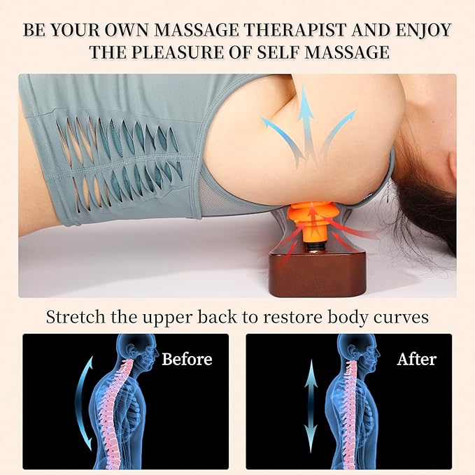Psoas Muscle Release Tool, Neck Back Psoas Hip Stretcher, Hip Hook Hip Flexor Release Massage Tool, Deep Tissuer Trigger Point Massager Tool with Adjustable 5 Types 20 Massage Heads