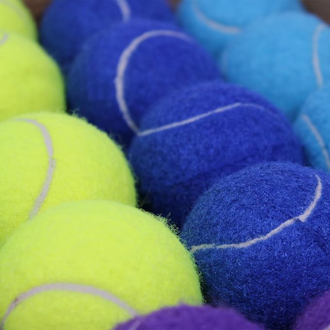 Tennis Balls, 90 Pack Bulk Tennis Balls Training Tennis Balls, Dog Tennis Balls, Tennis Balls for Dogs Bulk