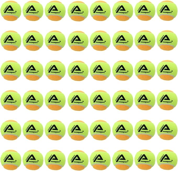 LITIAN Kids Tennis Balls – 50% 75% Low Compression Red Orange Balls with Durable Felt – Softer Than Regular Tennis Balls, Great for Youth Training & Dog Play (12 & 30 Pack)