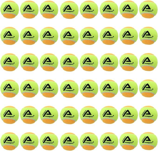 LITIAN Kids Tennis Balls – 50% 75% Low Compression Red Orange Balls with Durable Felt – Softer Than Regular Tennis Balls, Great for Youth Training & Dog Play (12 & 30 Pack)