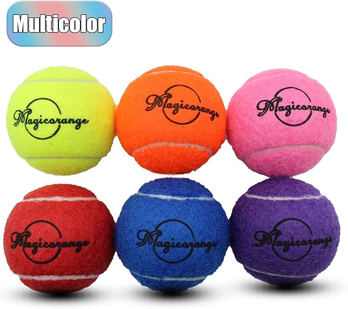 Magicorange Tennis Balls, 30 Pack Advanced Training Tennis Balls Practice Ball, Pet Dog Playing Balls,Good for Beginner Training Ball