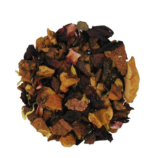 Angel Falls Mist Herbal Tea | Loose Leaf Caffeine-Free Blend | Strawberry Lemon Fruit Tea with Apple Rosehip Hibiscus Orange | 4oz Pouch | Refreshing Hot or Iced Herbal Infusion