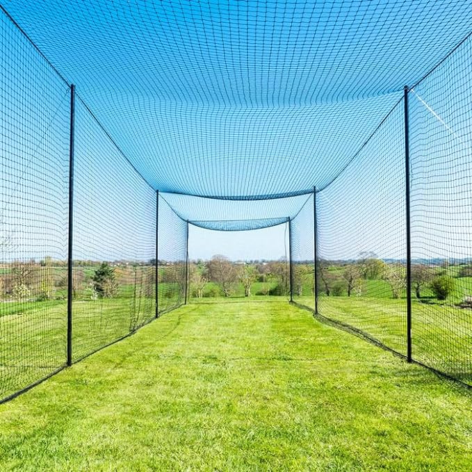 Fortress Baseball Batting Cage Nets | Heavy-Duty HDPP Fully Enclosed Baseball & Softball Cage Netting [14 Sizes & 3 Grade Options] – NET ONLY