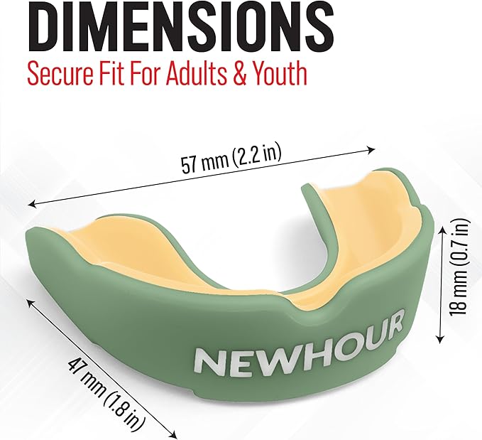 Mouth Guard Boxing, Football, MMA, Muay Thai, Lacrosse and Hockey, Men and Women Mouthguard for Adults and Kids with Protective Breathable Case, Protector Bucal para Boxeo