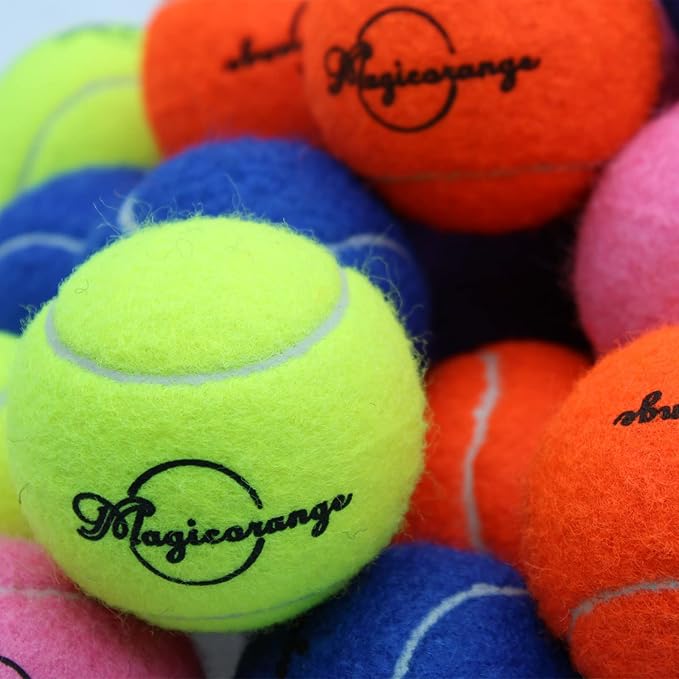 Magicorange Tennis Balls, 30 Pack Advanced Training Tennis Balls Practice Ball, Pet Dog Playing Balls,Good for Beginner Training Ball