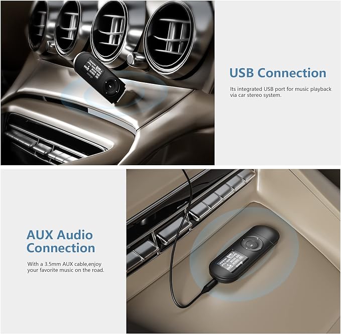 Mp3 Player, USB Mp3 Player with FM Radio, idoooz U2 8GB Music Player Expandable UP to 32 GB, USB Stick Mp3 Player for Running, Recording, Gym, Jogging, Sports, Lossless Sound Quality
