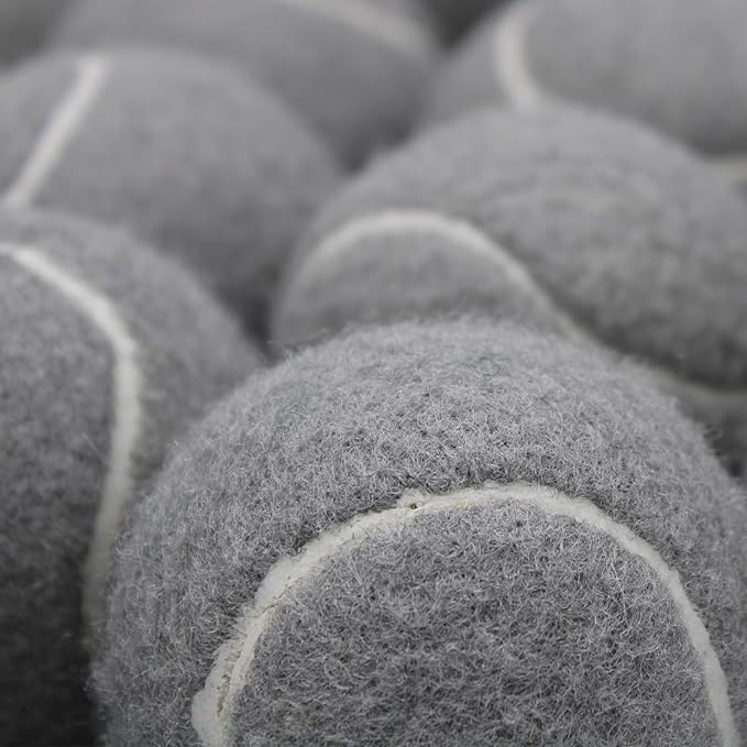 Tennis Balls, 18 Pack Training Tennis Balls Practice Balls with Mesh Bag for Easy Transport, Pet Dog Playing Balls, fit for Beginner Training Ball