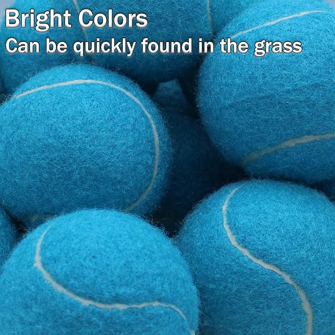 Tennis Balls, 6 Pack Training Tennis Balls,High Elasticity Practice Balls for Beginner, Playing Balls for Dogs