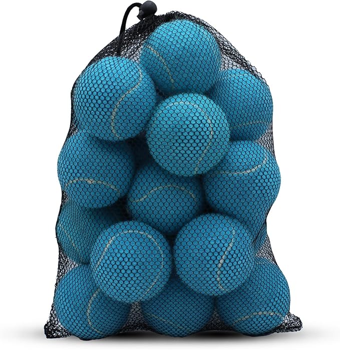 Tennis Balls, 20 Pack Training Tennis Balls,High Elasticity Practice Tennis for Beginner, Exercise Playing Balls for Pet Dog