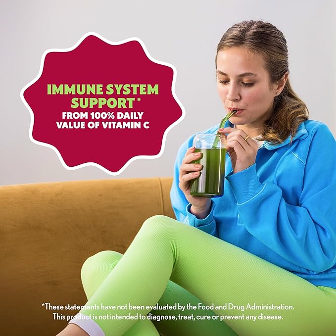 Amazing Grass Sweet Greens and Superfoods Powder for Digestive Health, Greens Powder, Digestive Enzymes, Probiotics, Spirulina, Chlorella, Tropical Lime, 30 Servings