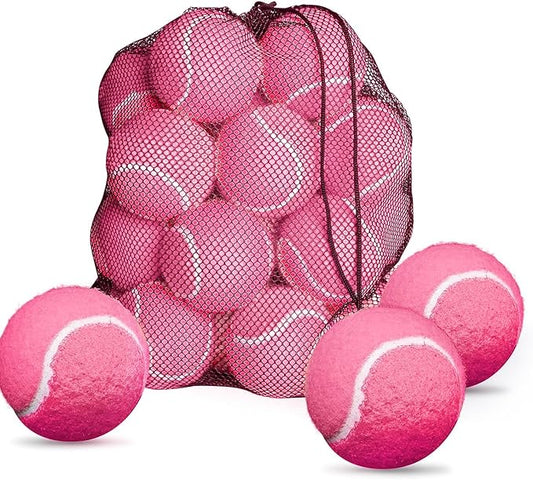 FINGER TEN Kids Tennis Balls for Dogs Youth Beginners Practice Durable Orange Low Compression Stage Pressureless Bulk Training Tool Playing with Pet