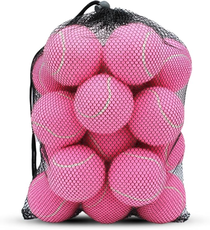 Tennis Balls, 20 Pack Training Tennis Balls,High Elasticity Practice Tennis for Beginner, Exercise Playing Balls for Pet Dog