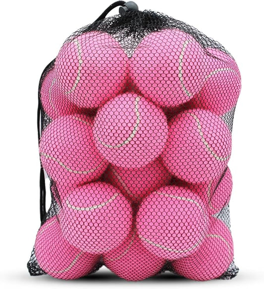 Tennis Balls, 20 Pack Training Tennis Balls,High Elasticity Practice Tennis for Beginner, Exercise Playing Balls for Pet Dog