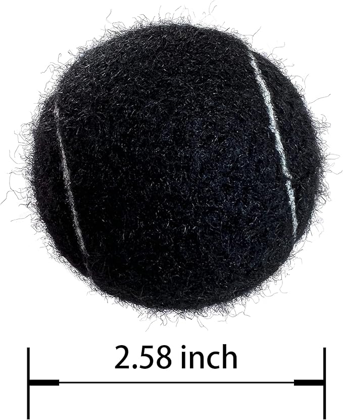 Tennis Balls, 12 Packs Practice Tennis Balls for Beginner, Training Playing Tennis Balls for Dogs, Come with Mesh Carry Bag