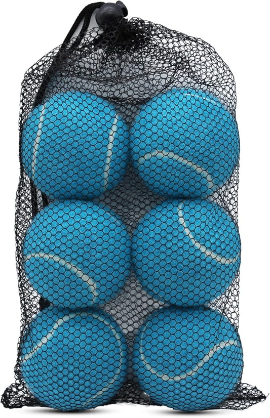 Tennis Balls, 6 Pack Training Tennis Balls,High Elasticity Practice Balls for Beginner, Playing Balls for Dogs