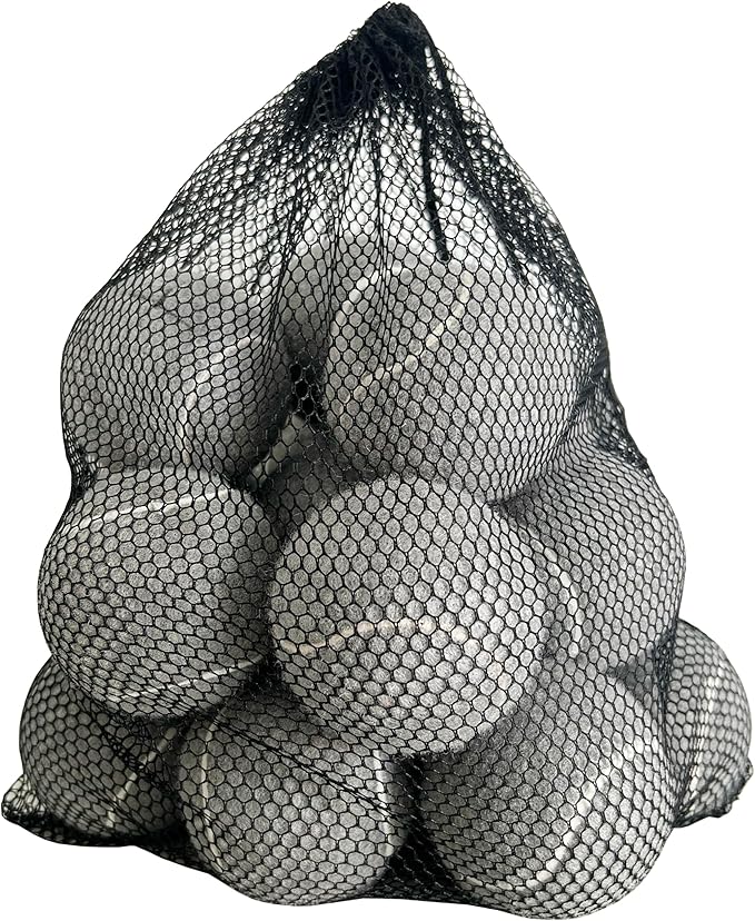 Tennis Balls, 12 Packs Practice Tennis Balls for Beginner, Training Playing Tennis Balls for Dogs, Come with Mesh Carry Bag