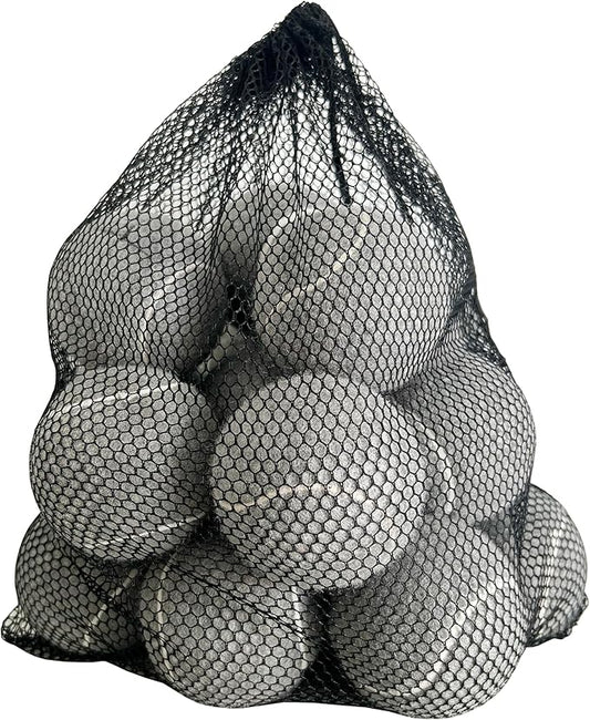 Tennis Balls, 12 Packs Practice Tennis Balls for Beginner, Training Playing Tennis Balls for Dogs, Come with Mesh Carry Bag