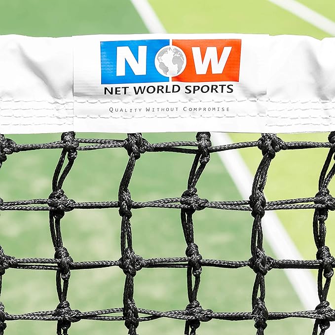 VERMONT Tennis Net – Championship Quality, Heavy-Duty HDPE | 42ft Doubles or 33ft Singles | 4 Thickness Options (2mm–3.5mm)